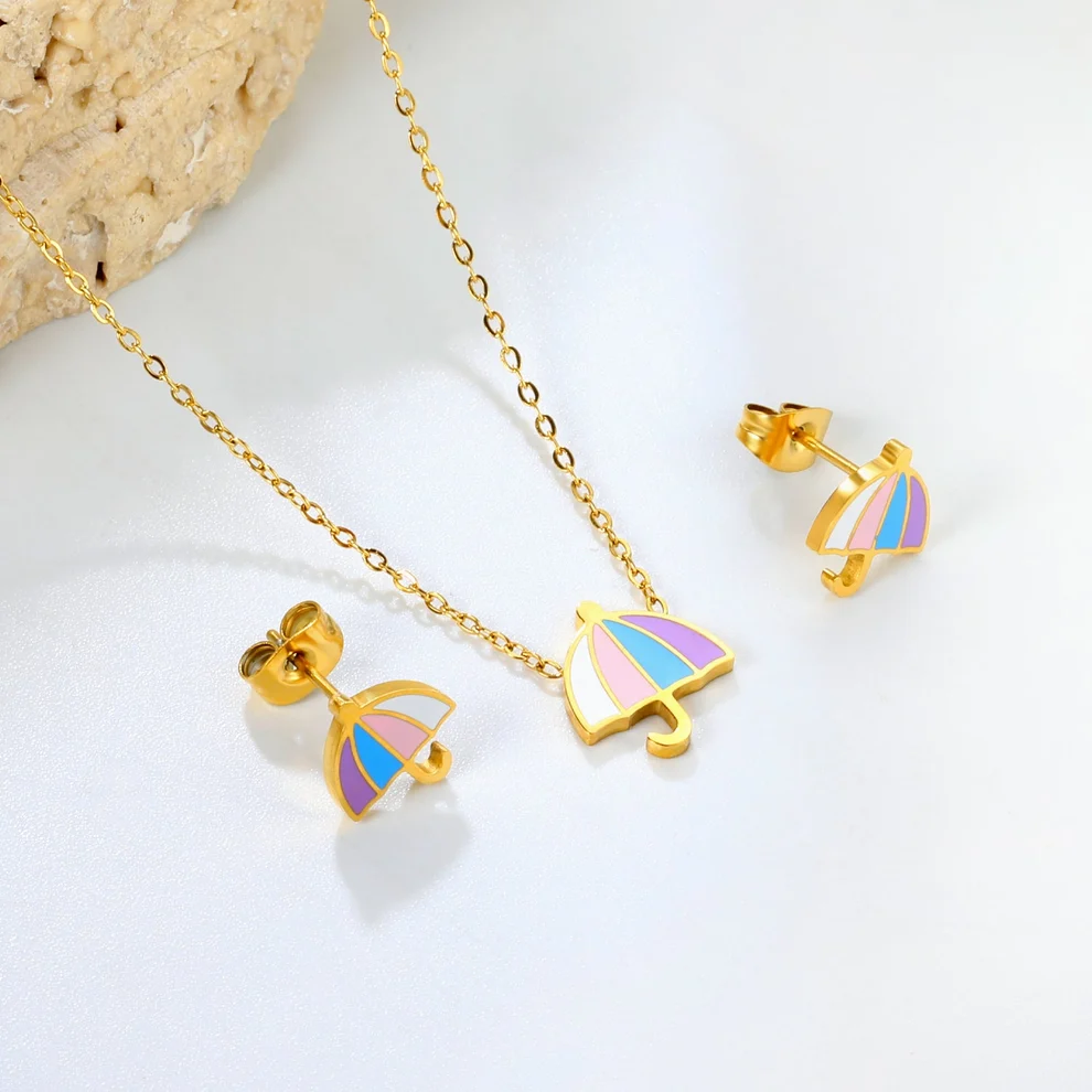 Umbrella Jewellery Set - Tricia Jewellery