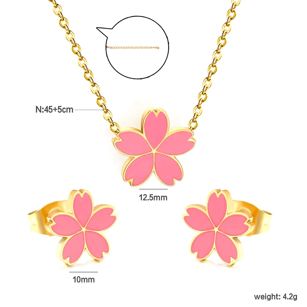 Cherry Blossom Jewellery Set - Tricia Jewellery
